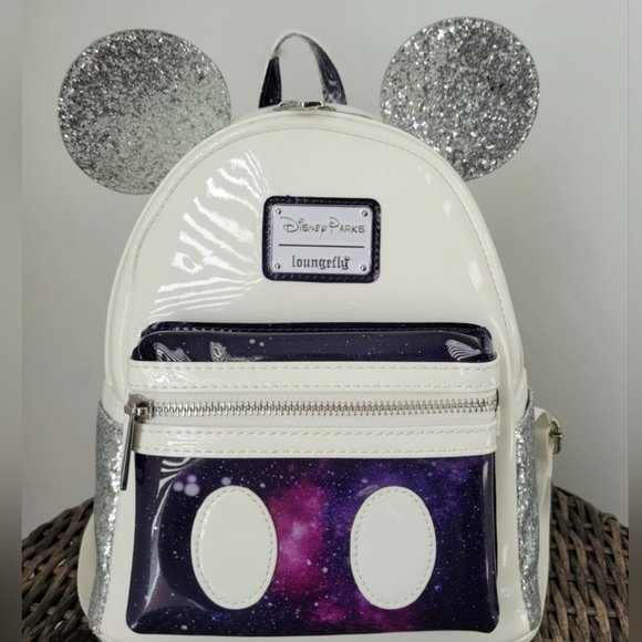 Loungefly Disney Mickey Mouse Space Mountain New With Tags Mini Backpack - Picture 3 of 8